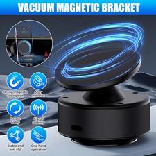 Universal Electric Vacuum Magnetic Suction For Car Phone Mount Rotation Holder