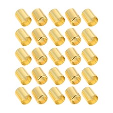 25PCS Hose Ferrules Brass Fitting 0.638in ID Repair Ferrules For Welding