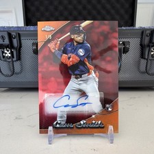 Cam Smith - Topps Chrome Update Chromeography Auto Red Refractor /5 RC - FIRST!