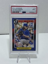 Jacob DeGrom Rookie Card 2014 Donruss The Rookies #74 PSA 9. rookie card picture