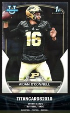 Aidan O'Connell 2022 Bowman University 1st Purdue Boilermakers #60