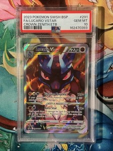 Lucario V Star Psa 10 | eBay