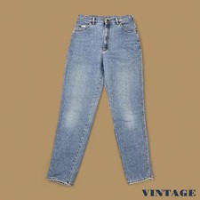 Vintage 90s Lee Tapered Leg Mom Jeans Mid Blue W28 L30