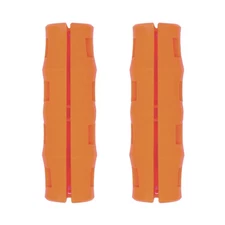 Snappy Grip Light Orange Ergonomic Replacement Bucket Handles 2 Pack