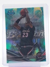 GG JACKSON 2023 BOWMAN UNIVERSITY AQUA LAVA REFRACTOR /199 #83 S CAROLINA Q3403