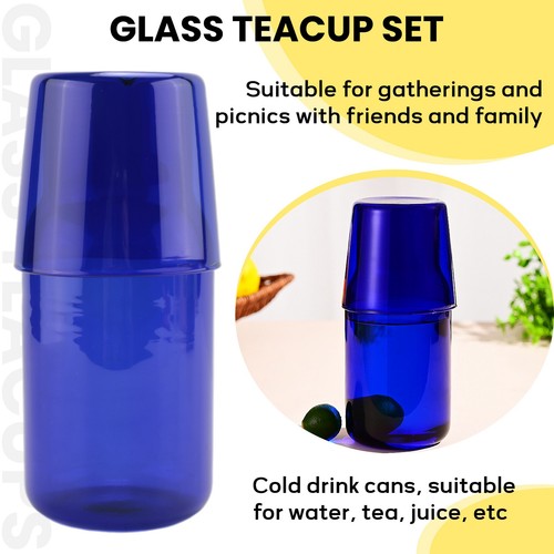 Transparente SüßIgkeits Farbe Glas Tee Tasse Set Einfache BestäNdige 5934 - Bild 2 von 7