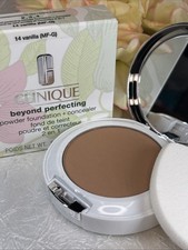 Clinique Beyond Perfecting Powder Foundation  Concealer 14 Vanilla FS NIB Free