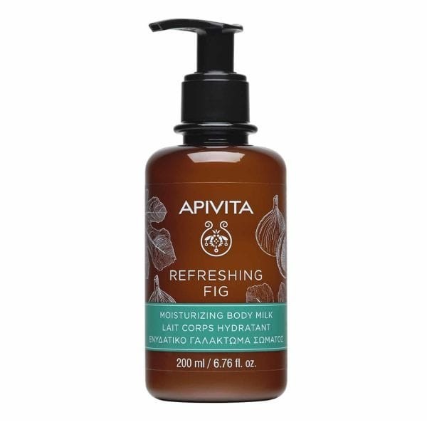 Apivita Higo Hidratante Leche Corporal Manteca de Karité, Almendras y Aceite de Oliva 200 ml