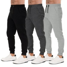 Men  s Sweatpants 3 Pack Joggers for Men - Athletic Sweatpants for Men with Po...