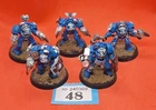 Warhammer 40k Assault Terminator Squad Ultramarines Games Workshop Painted