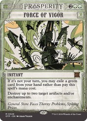 Force of Vigor 29/87 Outlaws of Thunder Junction: Breaking News Mythic