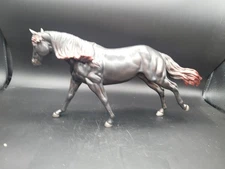 Peter Stone Model Horse Remington Mare Sunburnt Black Mamacita Long Mane Trad