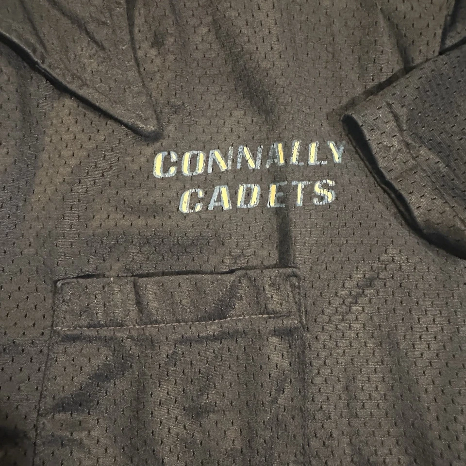 复古球衣网眼纽扣短冠军尺寸 L 20 世纪 70 年代美国制造足球 — 第 3/4 张图片