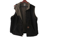 Mens Carhartt Lined Vest XL Tall