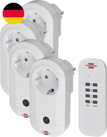Brennenstuhl Funkschalt-Set RC CE1 4001, 4Er Funksteckdosen Set