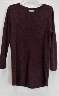 Cynthia Rowley Burgandy cashmere long sleeve sweater - Size M