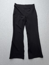 Quince Pants Womens Small Petite Black Bootcut Pull On Ultra-Stretch DKBIZ01