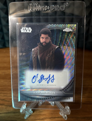 Topps 2025 Star Wars Hyperspace Kawlan Roken O'Shea Jackson Jr Auto L20-AV/25