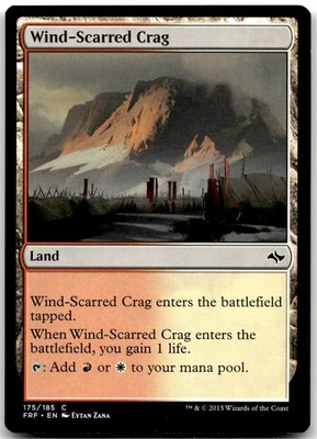 MTG Wind-Scarred Crag Fate Reforged FRF #175 common NM QUANTITY SALE!