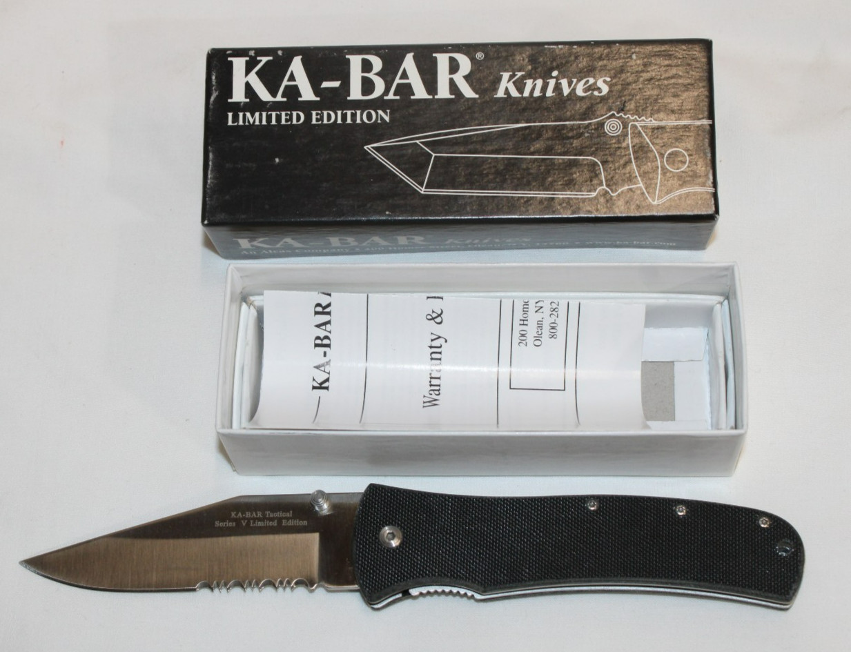 KA-BAR Tactical "Series V" Limited Edition 2804 Part Serrate