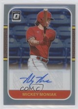 2021 Donruss Optic Retro 1987 Signatures Holo Prizm Mickey Moniak Auto 0jd0
