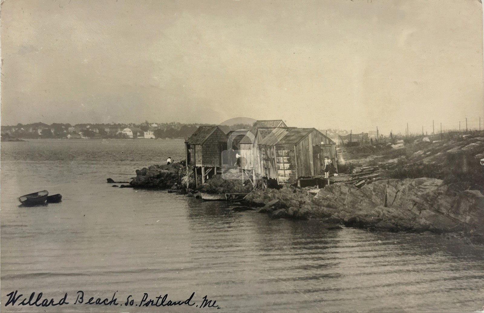 Willard Beach S Portland Maine ME RPPC Photo Postcard COPY