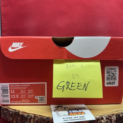 Nike Dunk Australia Michigan High top DD1399-300 Size 11/12 | eBay