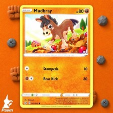 Mudbray 105/202 Spada e Scudo Pokemon TCG Card Combattimento Singola Trading Card