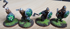 Herr der Ringe Figuren Gut 4x Krieger der Zwerge Middle Earth