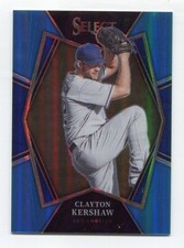 2022 Select Premier Level Light Blue Prizm Clayton Kershaw #149 #D 11/35