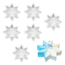 Durable Snowflake Silicone Cake Molds Mousses Molds for Professional Pastry Cook