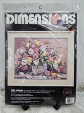 Dimensions 1397 Tulip Cascade Cross Stitch Kit