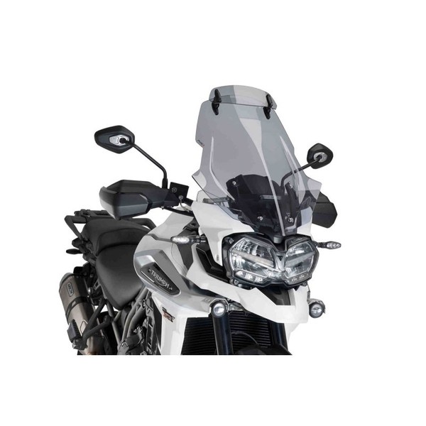 Puig Cupolino Touring -VISIERA Fur Triumph Tiger EXPLORER-XRT/XCX 18-20 Fume Chi-image