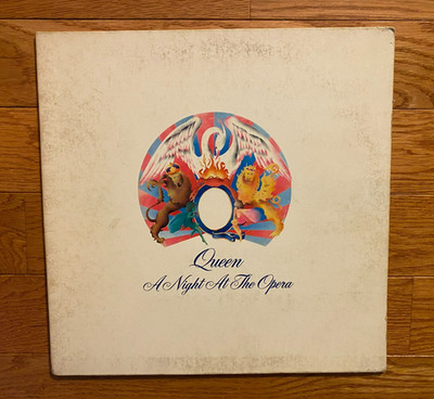 Queen - A Night at the Opera LP Elektra 7E-1053 1978 Pressing Bohemian Rhapsody