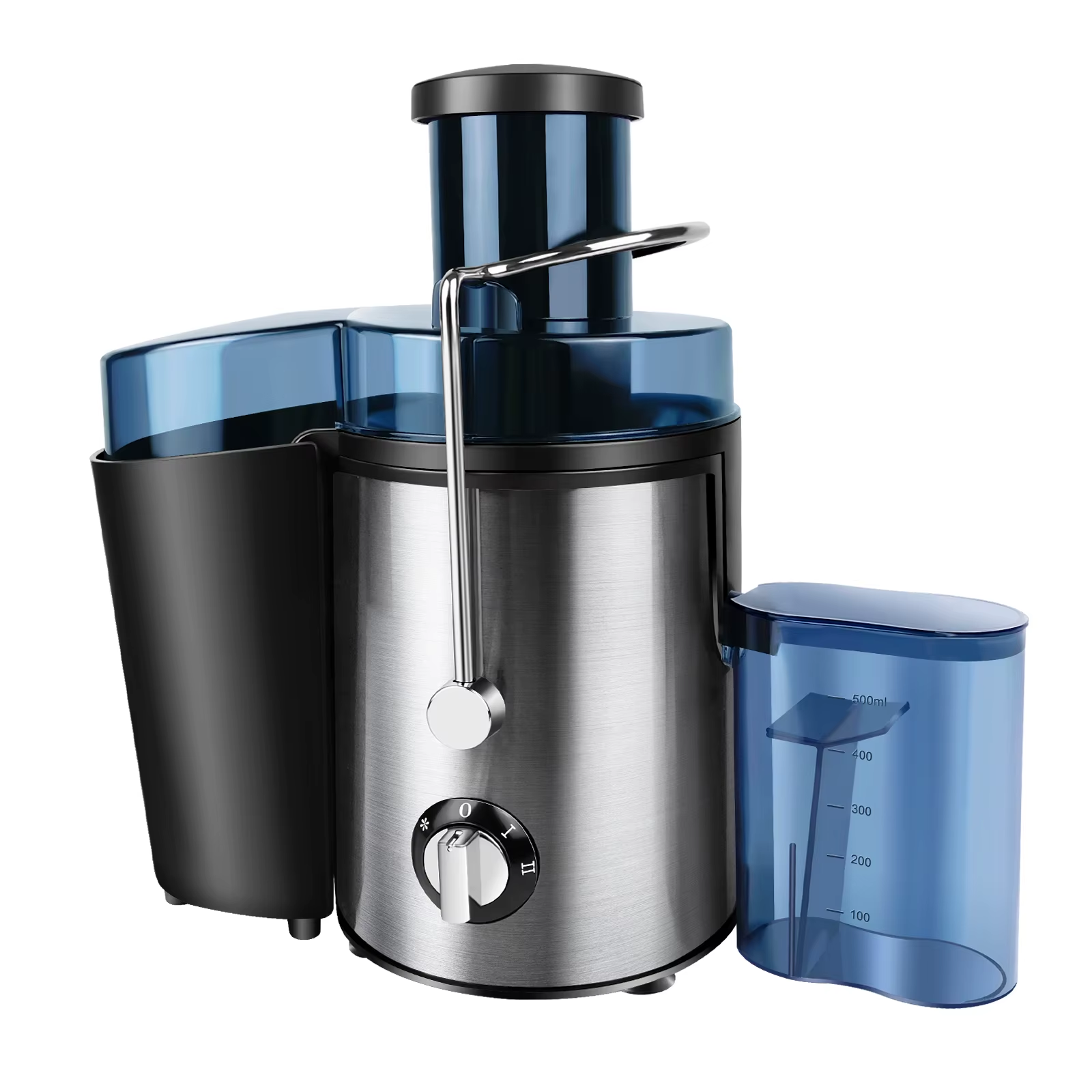 Juicer Machine, Feed Chute for Fruits, Vegetables & Citrus, 2-Speed Centrifugal