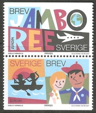 Sweden # 2558 MNH PO Fresh Scouting Europa 2006 Cmplt Pair! ('25 SCV $3.25)