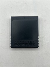 Authentic OEM Nintendo GameCube Memory Card. Black, 251 Blocks DOL-014.