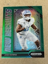 2023 Prizm DP Josh Downs New Recruits Green Prizm Rookie Card NR-11 RC