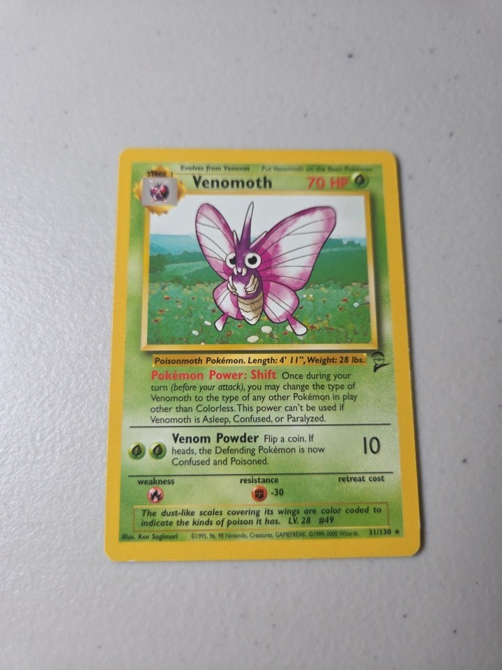 Venomoth - 31/130 (Base Set 2) - Pokemon Rare