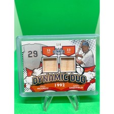 2024 Leaf Lumber Dynamic Duo Fred McGriff Gary Sheffield 1/4 San Diego Padres
