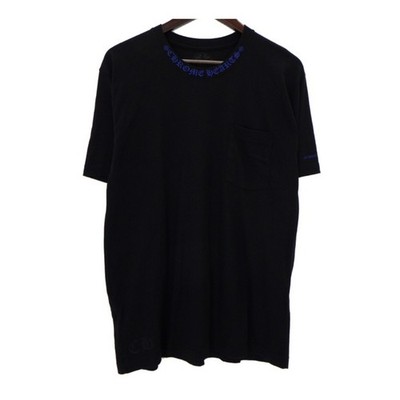 CHROME HEARTS NECK LOGO S S TEE Neck Logo Print Short Sleeve T shirt 49574