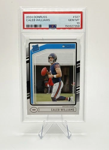 2024 Panini Donruss Rated Rookie Caleb Williams #327 PSA 10