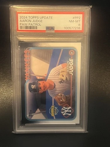 2024 Topps Update Series - Paw Patrol Aaron Judge Aaron Judge #PP-2 Psa 8