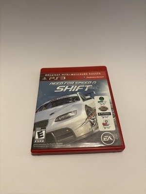 Need for Speed: Shift (Sony PlayStation 3, 2009) PS3 Greatest Hits Disc and Box