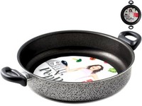 Pfanne Home 2 Griffe Antihaft Salt N'pepper 32 Cm