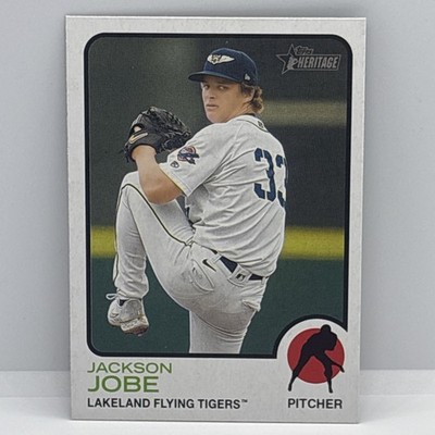 2022 Topps Heritage Minor League #152 Jackson Jobe Lakeland Flying Tigers