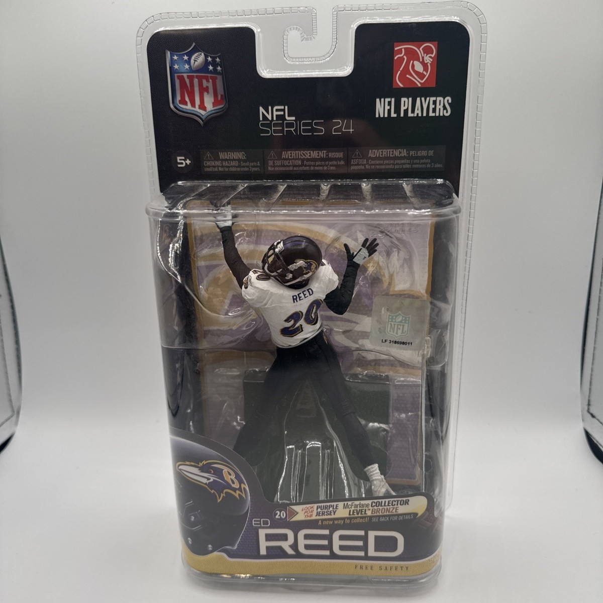 McFarlane NFL Series 24 Ravens HOF Ed Reed Action Figure Sealed | eBay