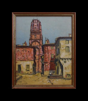 René Ligeron 1880-1946. "La cathédrale Sainte Cécile à Albi." - Photo 1/4