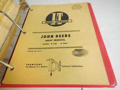 JD-18 I&T Service Manual covers JOHN DEERE 435D  440ID TRACTORS 