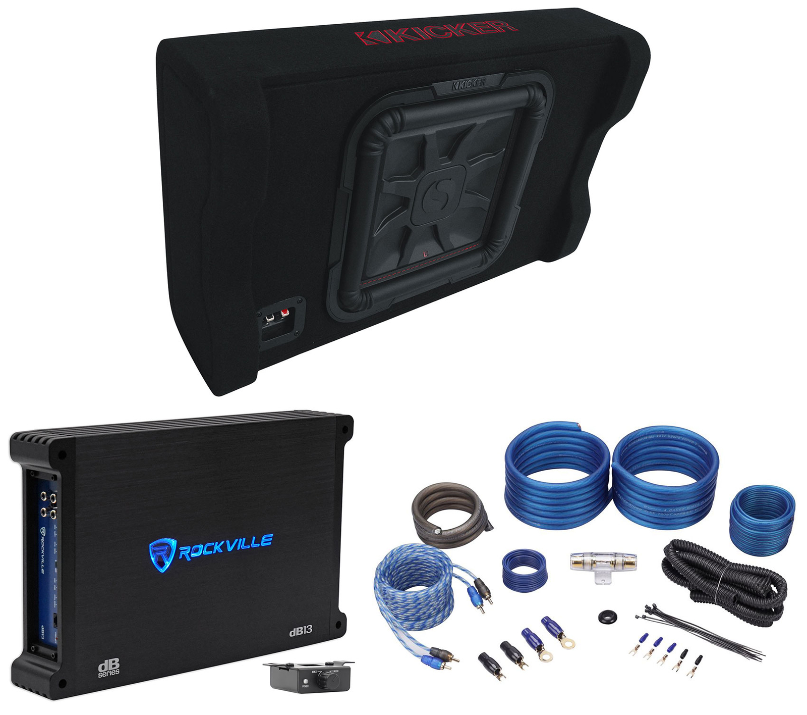 Сабвуфер Kicker 49L7TDF122 L7TDF 12 L7T Неглубокий сабвуфер моноусилитель Комплект усилителей 69990₽